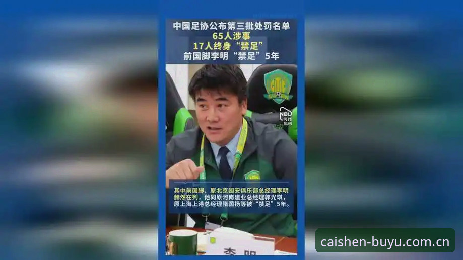 中国足协第三批禁足名单详解：17人终身禁足背后的深层思考